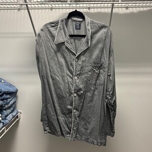 Ralph Lauren Gray Shirt with White Accents